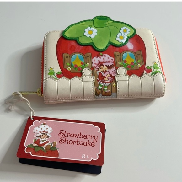 Loungefly Bags Nwt Loungefly Strawberry Shortcake House Zip Around